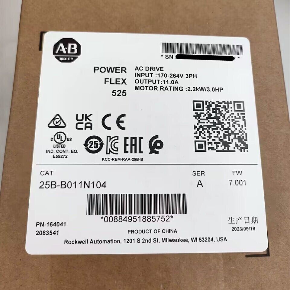 Allen Bradley 25B-B011N104 Ser A Brand New Quality Guaranteed Free Ship
