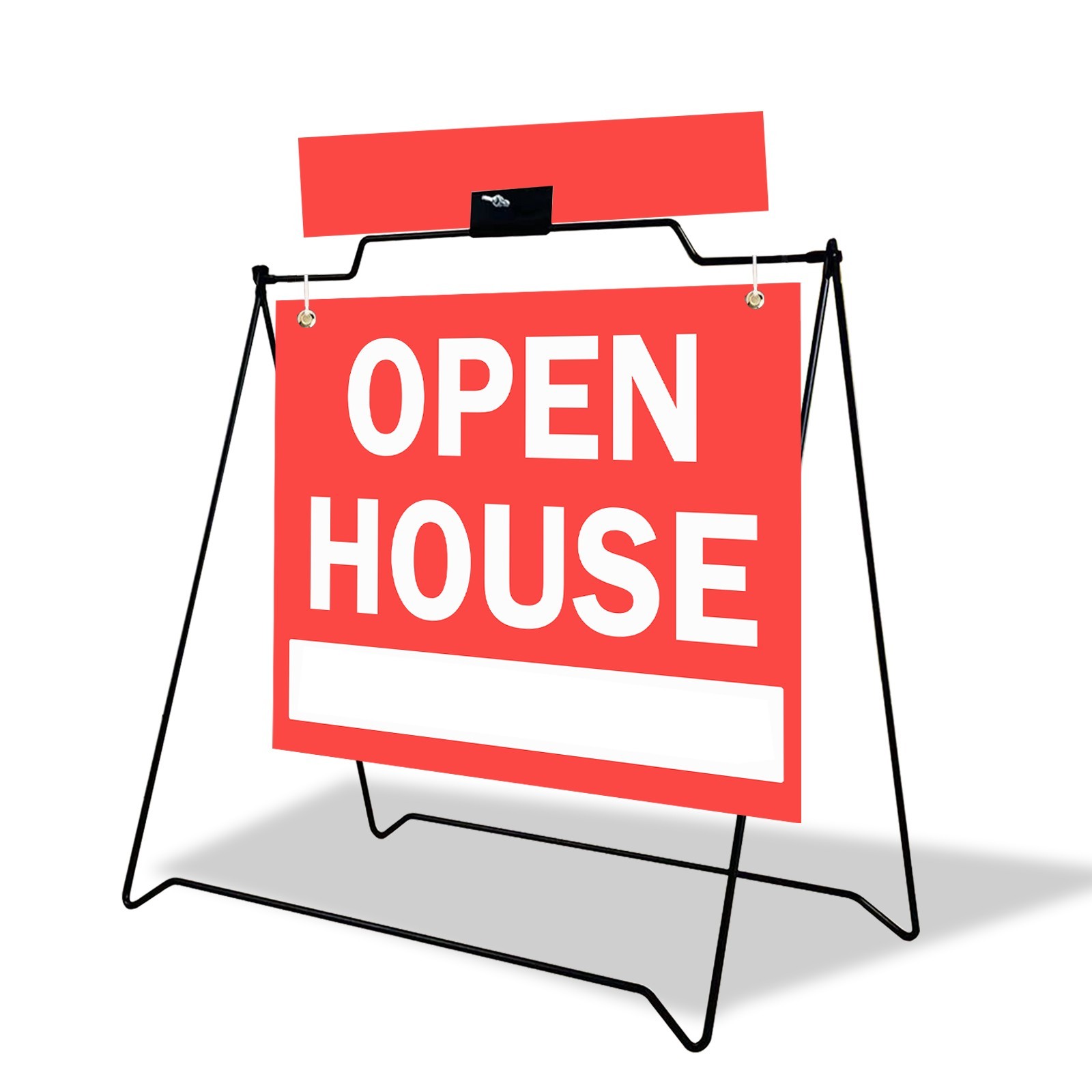 24″ x 36″ Heavy-Duty Double-Sided Folding Metal A-Frame ，Sidewalk Sign Frame