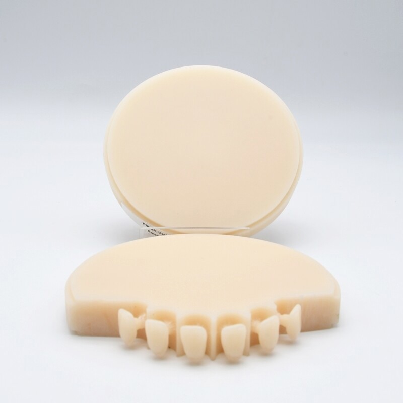 98mm Dental Multilayer Pmma Blocks Resin Disc A1/A2/A3 Colors of Lab Materials