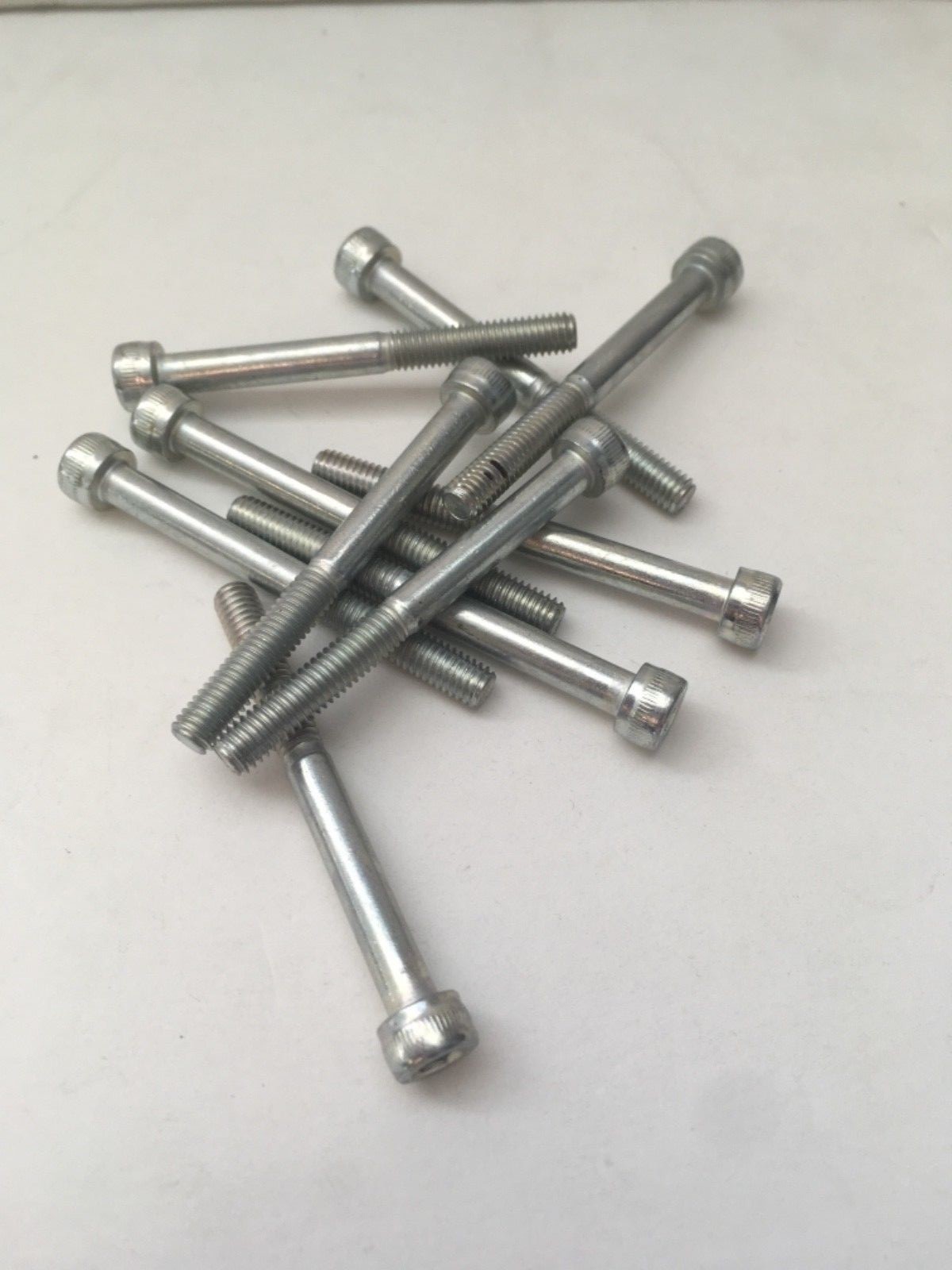Bag of 10 M6 x 60mm Socket Head Allen Bolt, 1.0 Pitch Zinc Plated Grade8.8 Steel