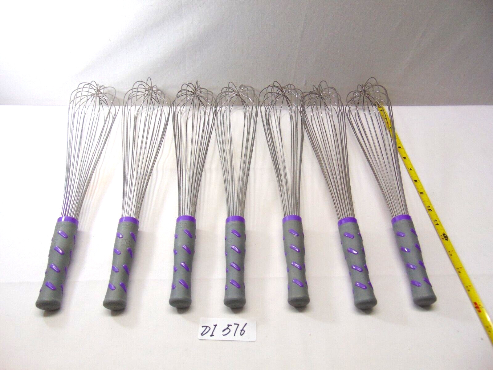 Vollrath 16″ French Whip Whisk Stainless Steel NSF Silver Large Lot of 7