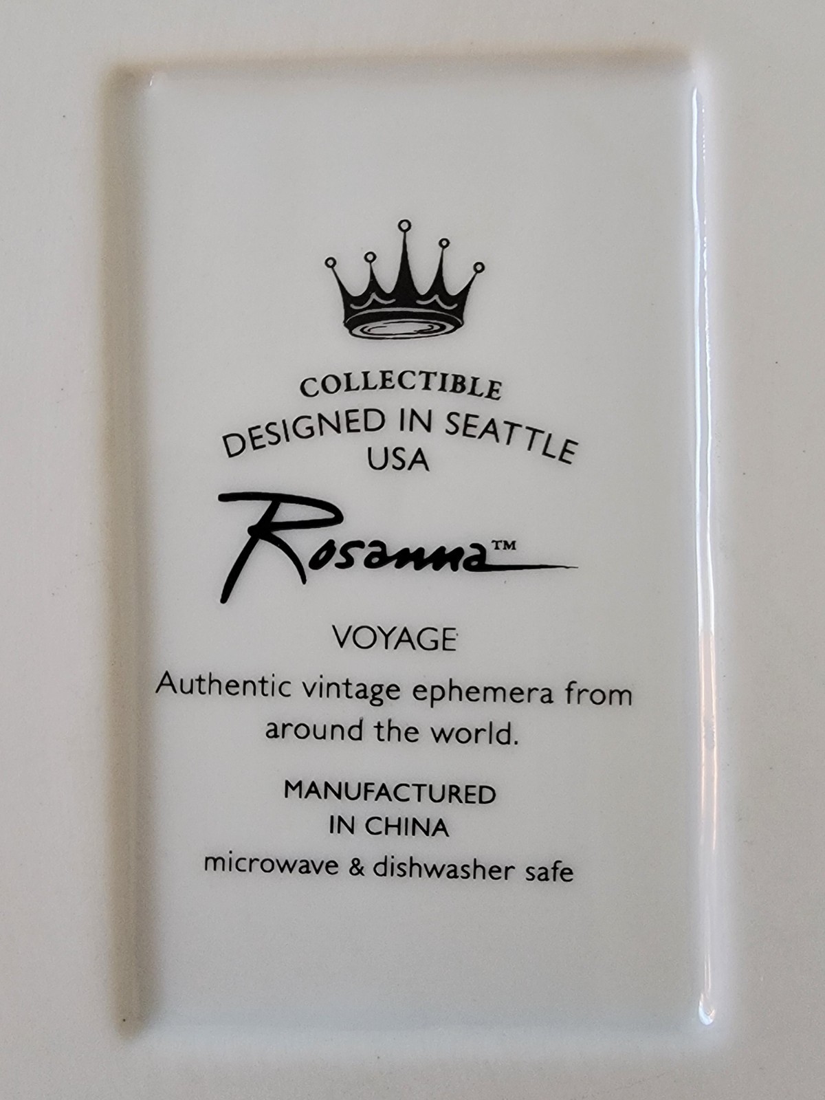 Vintage Rosanna Porcelain French Papiers d’Affaires Business Papers Desk TRAY