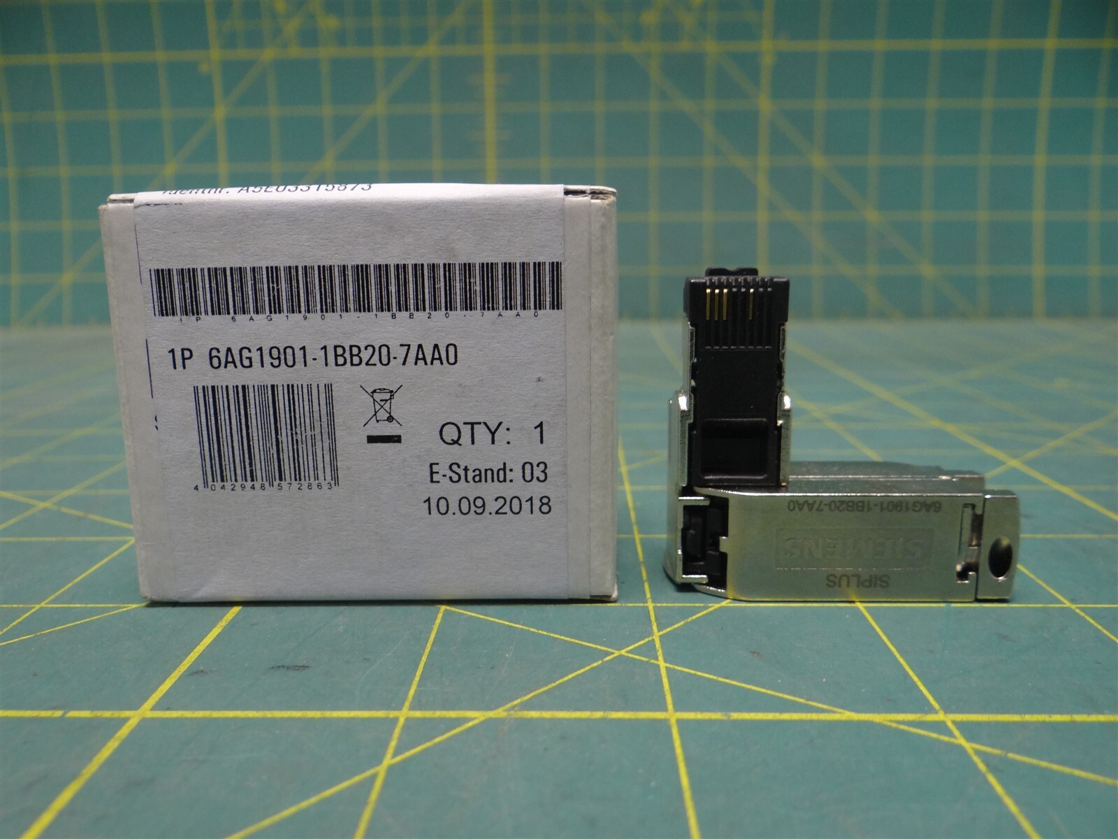Siemens 6AG1901-1BB20-7AA0 Siplus Net RJ45 Plug 90 2×2 (10/100 Mbps)