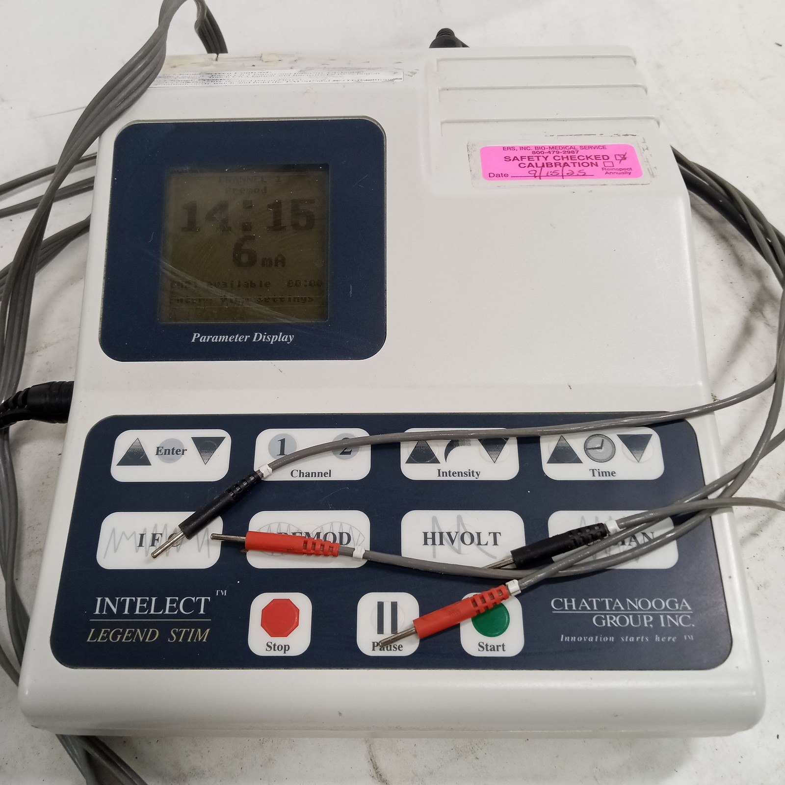Chattanooga Intelect Legend 2-Channel Ultrasound Laboratory Machine – WORKING