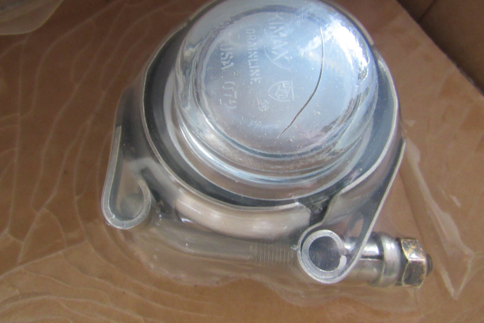 NOS O-I/Schott Kimax 6718-B-1515 Trap P-Style B Cleanout 1-1/2″ Drainline Glass