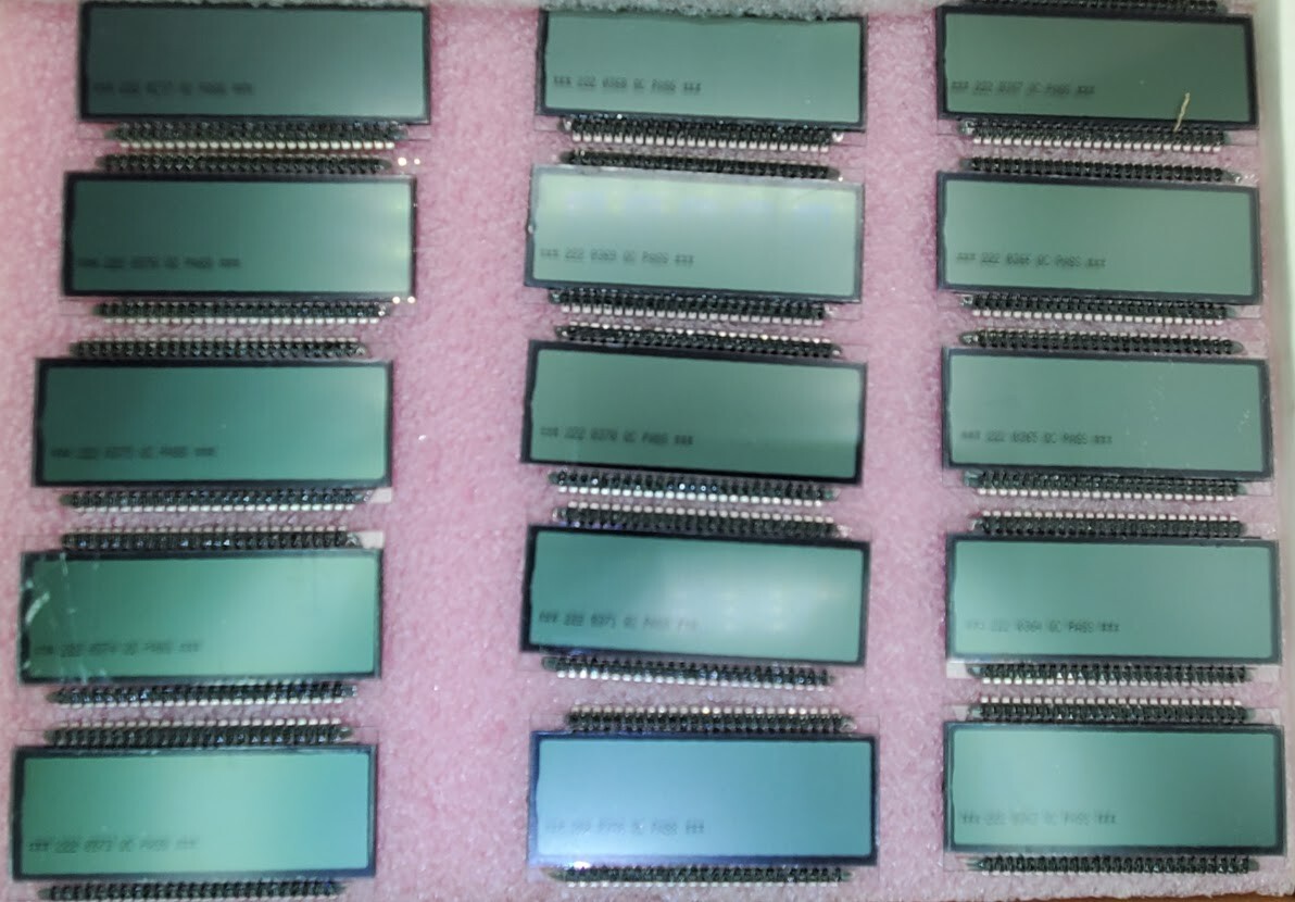 LXD – 57R3R21GH – 222 0117 Opto Display, 5 Digit, 7 Segment LCD Display, 50 Pin