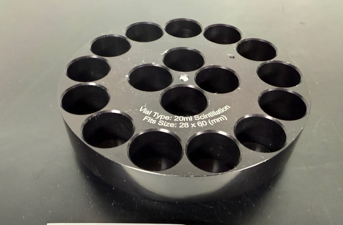 Chemglass CG-1991-01* CIRCULAR TOP HOT PLATE REACTION BLOCK 20mL Scintillation V