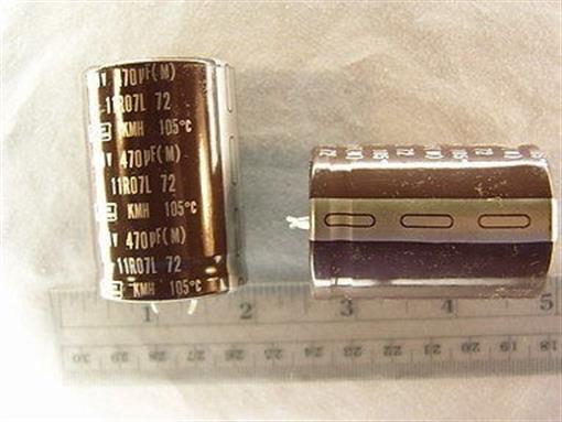 3 Nippon Chemi-Con KMH 470UF 450V 105C Snap-In Electrolytic Capacitors