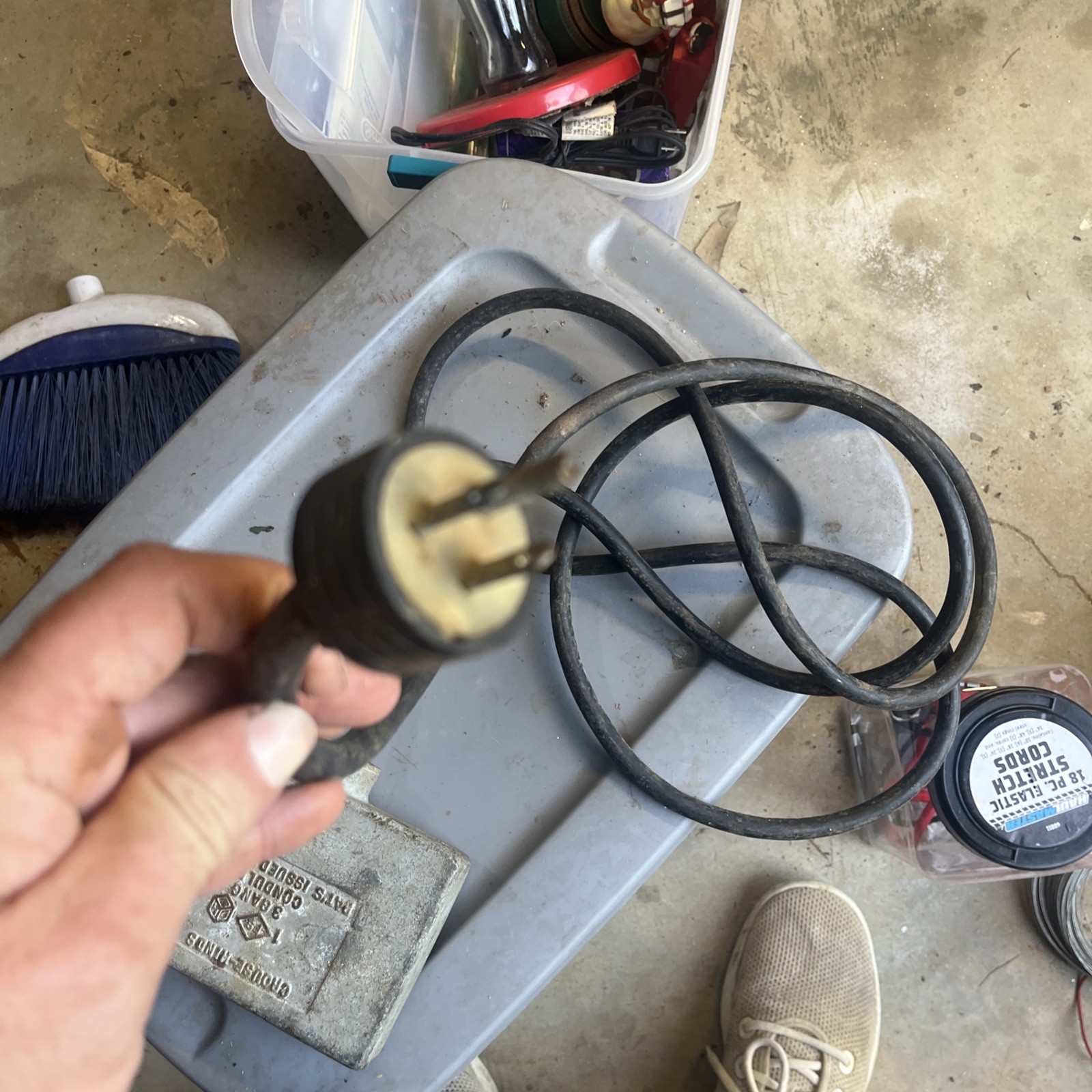 Vintage 6 Plug Junction Box Heavy duty industrial