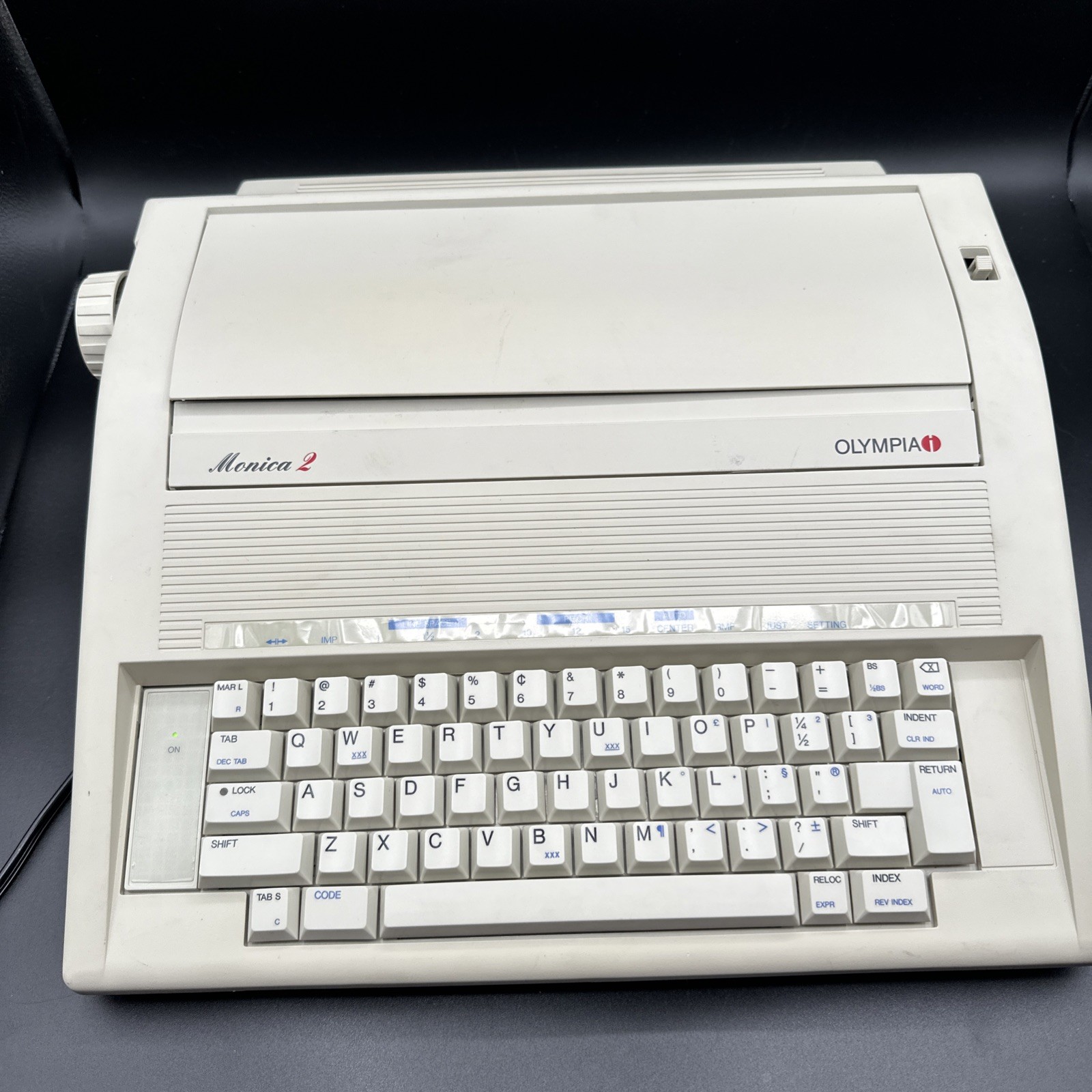 Olympia Monica 2 Portable Electronic Typewriter Vintage Tested And Working