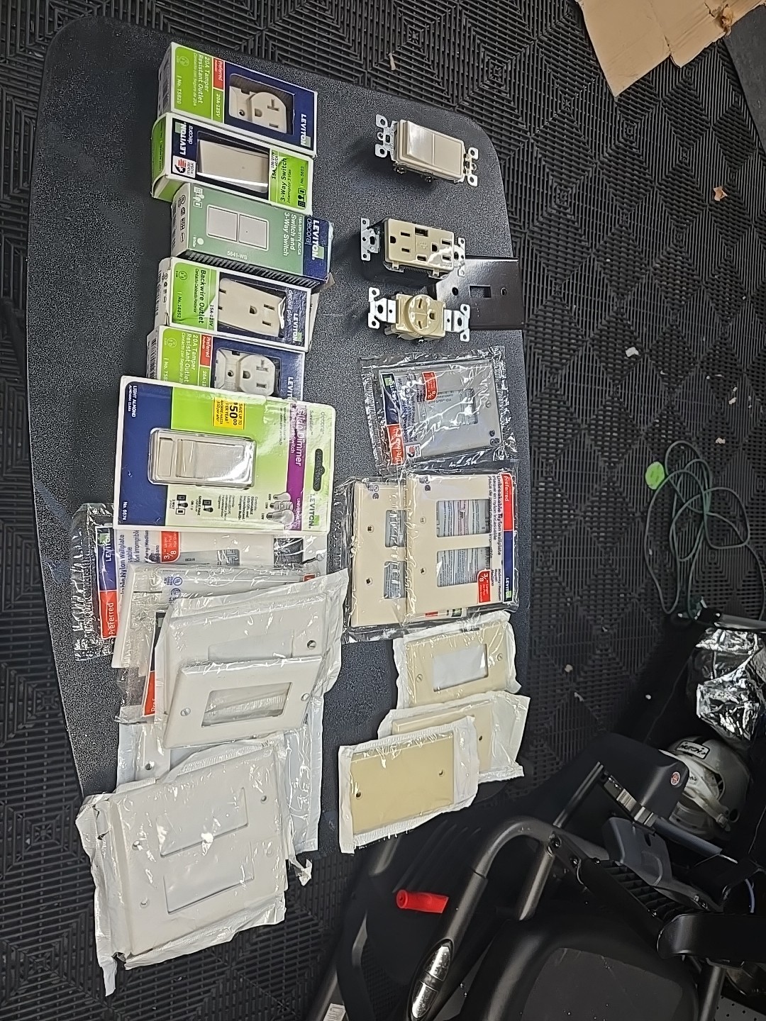 Mixed Lot Of Electrical Materials Mostly New And Some Used.