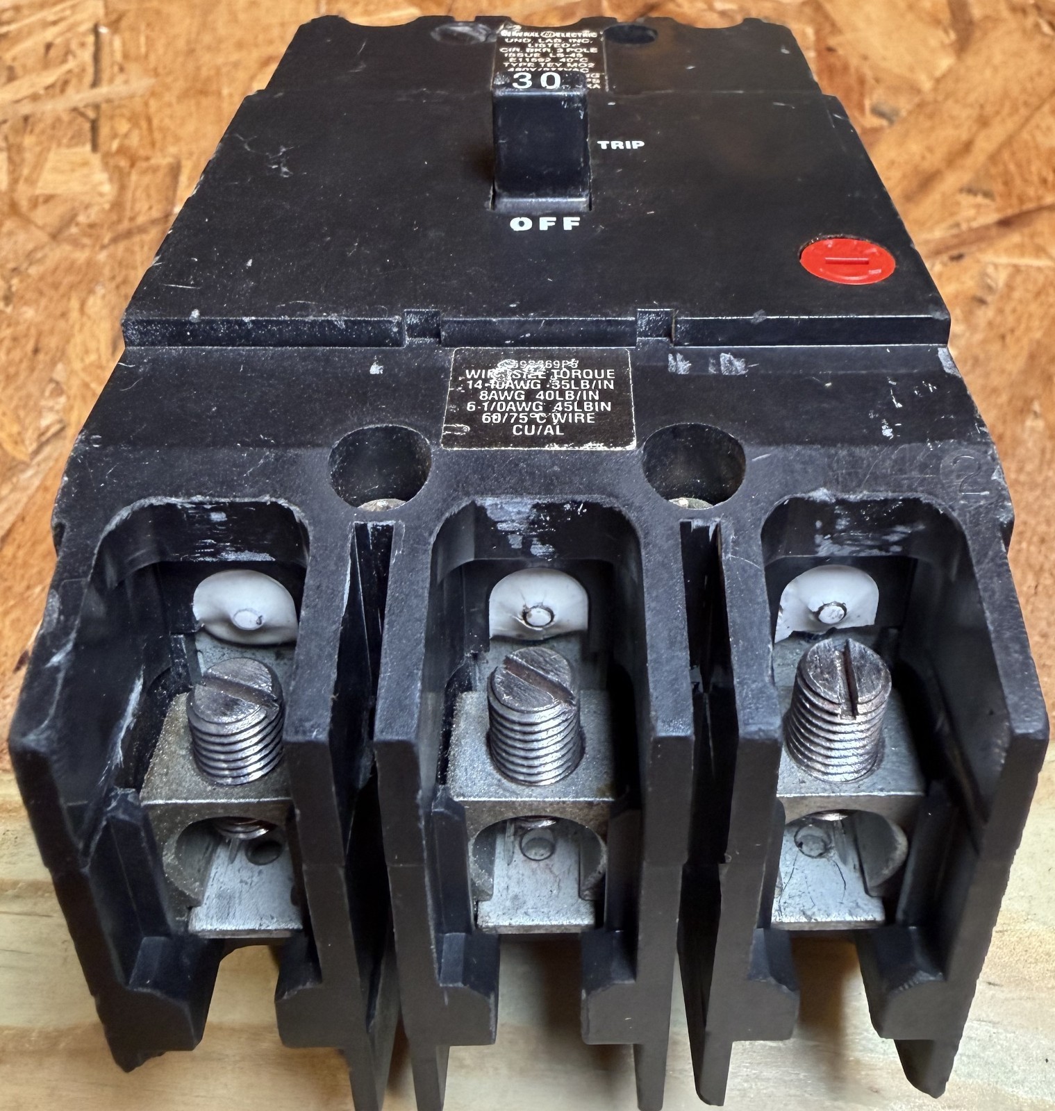 GE TEY330 3 Pole 480V Circuit Breaker