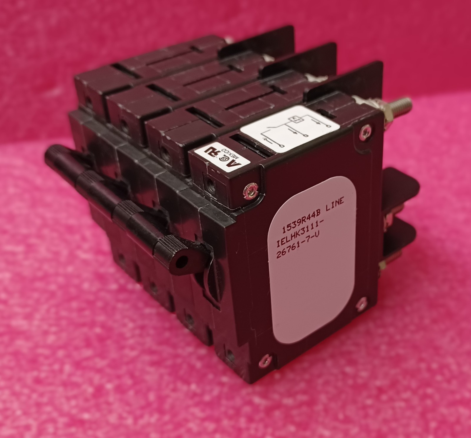 3 x AIRPAX Circuit Breaker 20A 415V, 4 pole, new/open box, for re-sale
