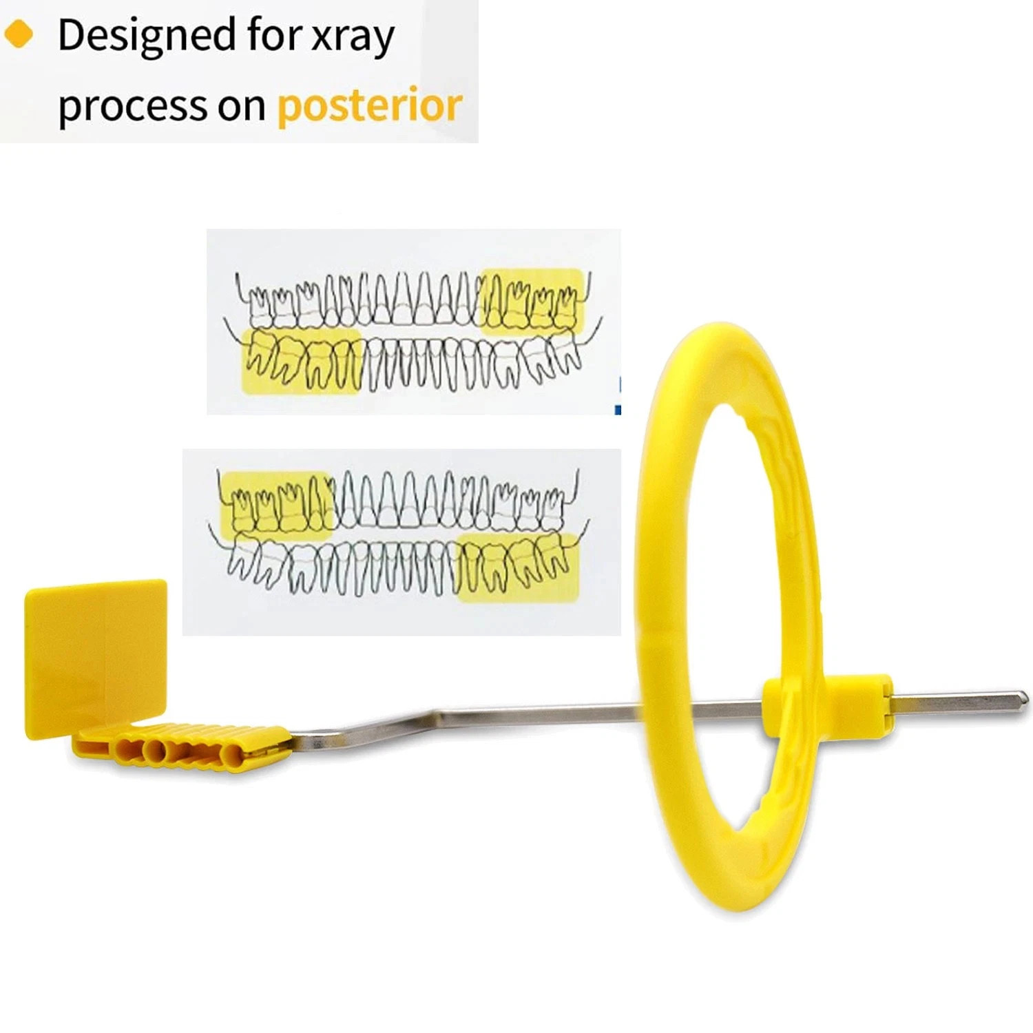 100x Dental Sensor Holder Self-adhesive X-ray Anterior/Posterior/Bitewing block