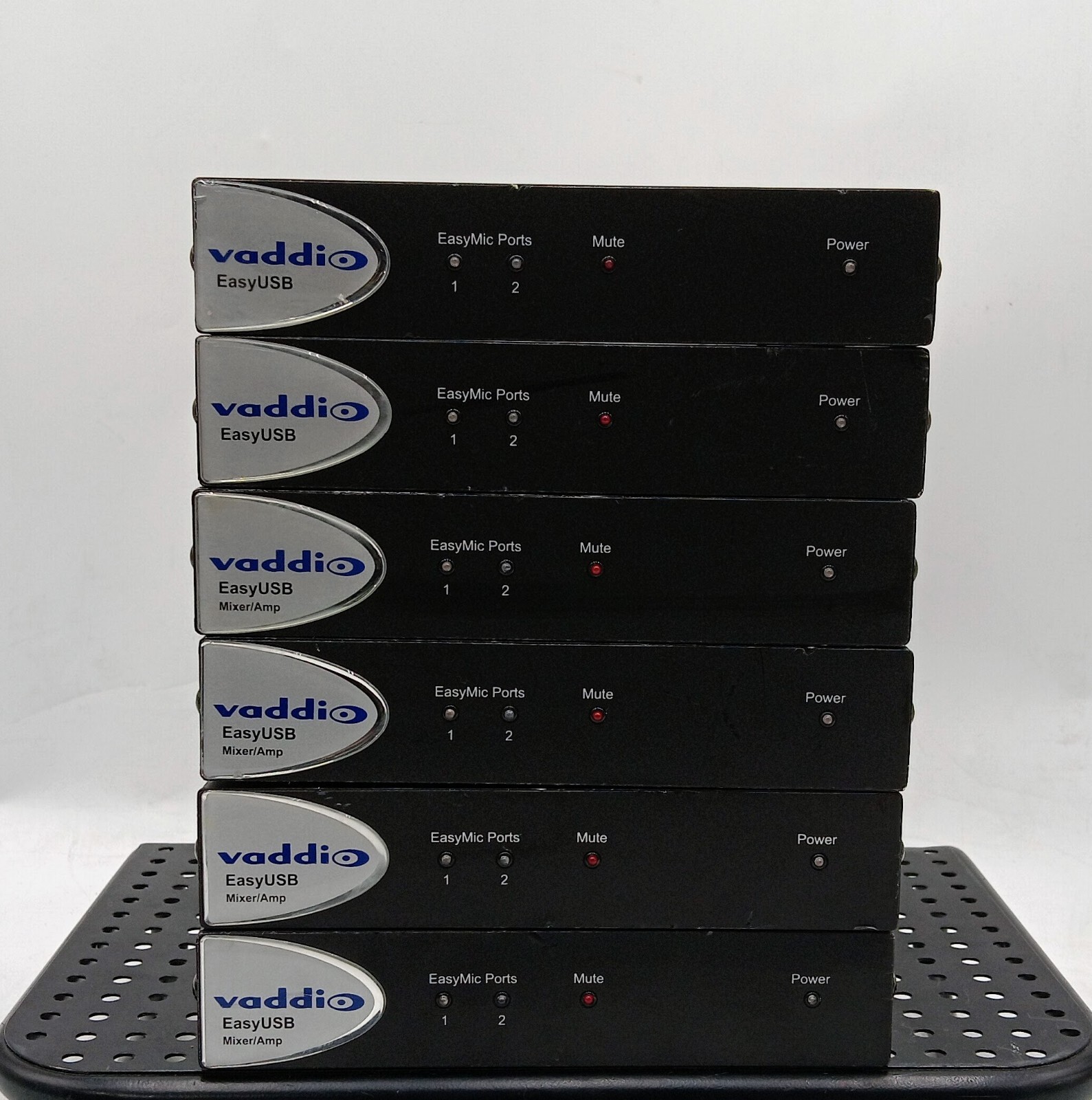 LOT OF 6 Vaddio 998-8530-000 EasyUSB Mixer/Amp 2 x 20 Watt Class-D Amplifier