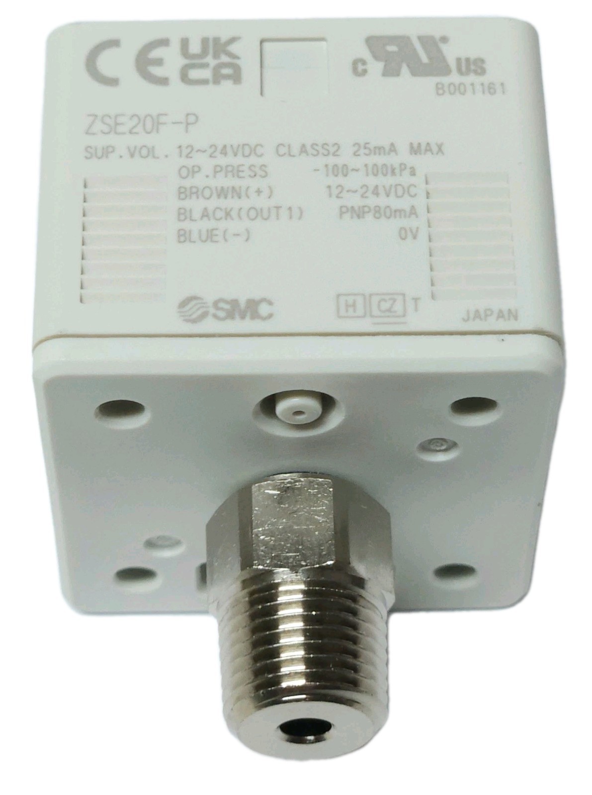 SMC ZSE20F P 01 L DIGITAL Pressure Switch Vacuum Gauge ZSE20F-P 12-24 VDC OP