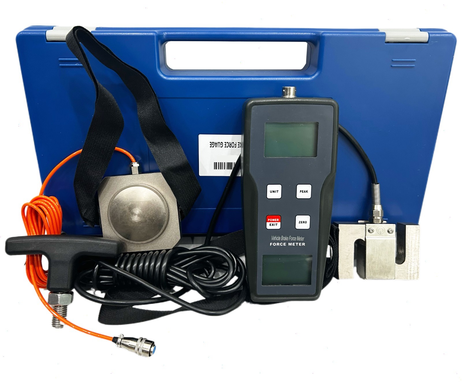 Digital Vehicle Brake Force Meter with High Accuracy ±0.5% FS ±1 Digit 1000N