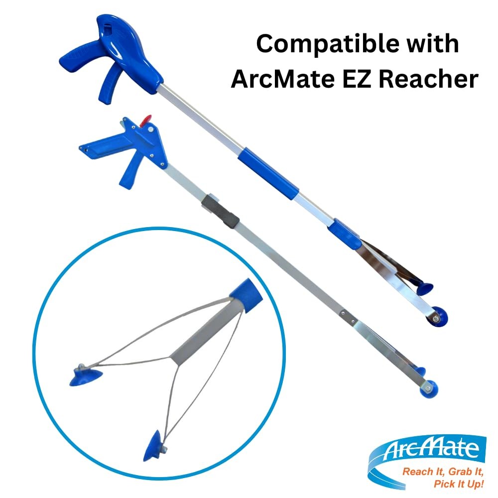 ArcMate EZ Reacher Replacement Gripper Cups – Food Safe 2 Pair (Pack of 1)