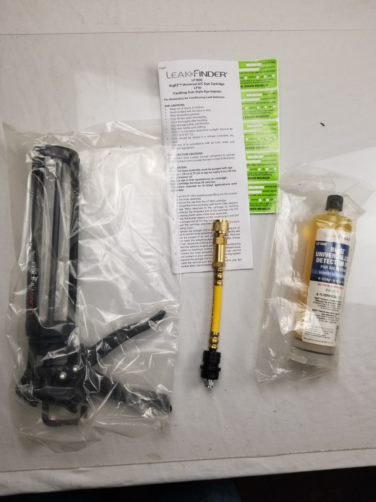 Tracer Products LF810 LeakFinder Dye Injection Kit – HVAC Systems