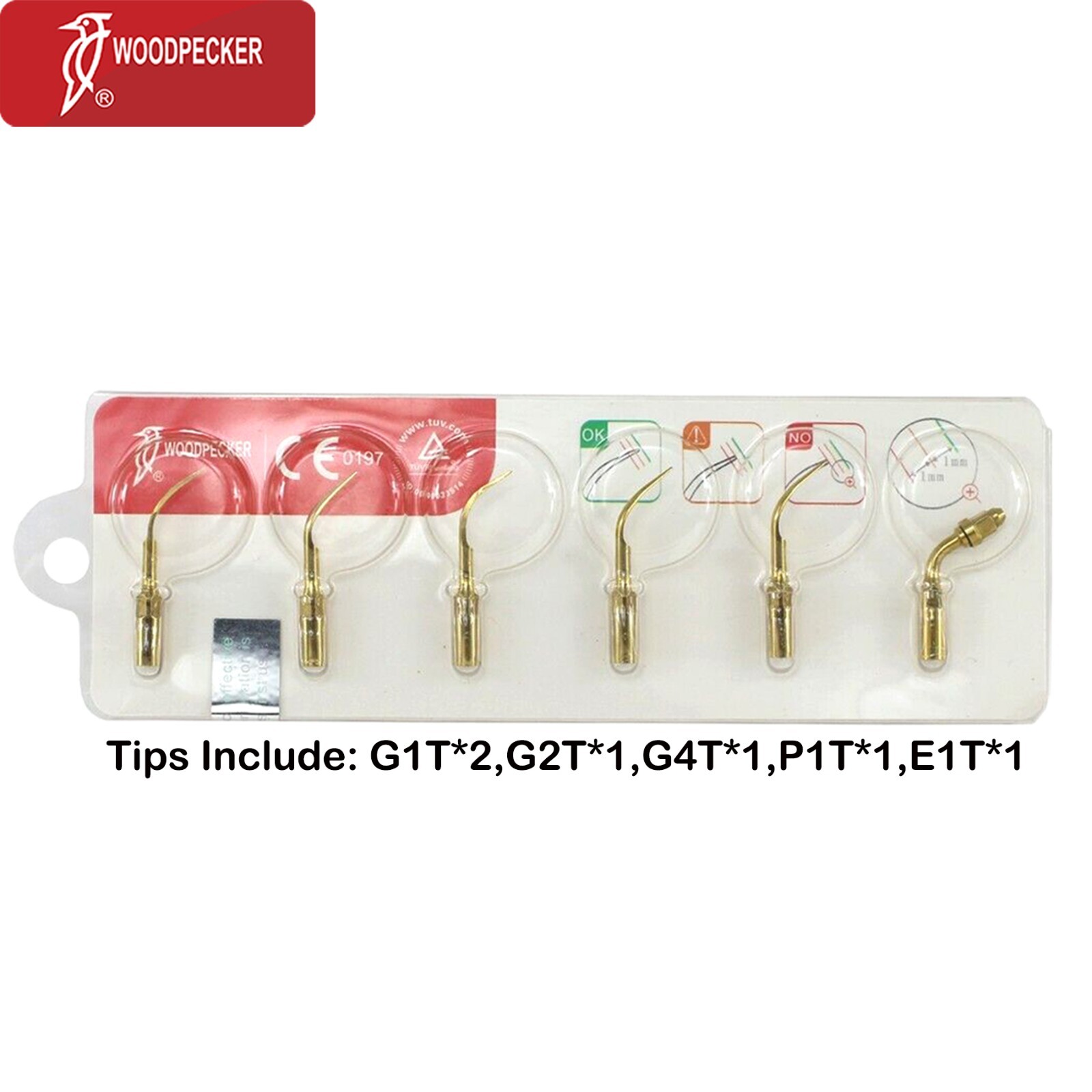 US Woodpecker Dental Built-in Ultrasonic Scaler UDS-N3 LED Handpiece Fit EMS UDS