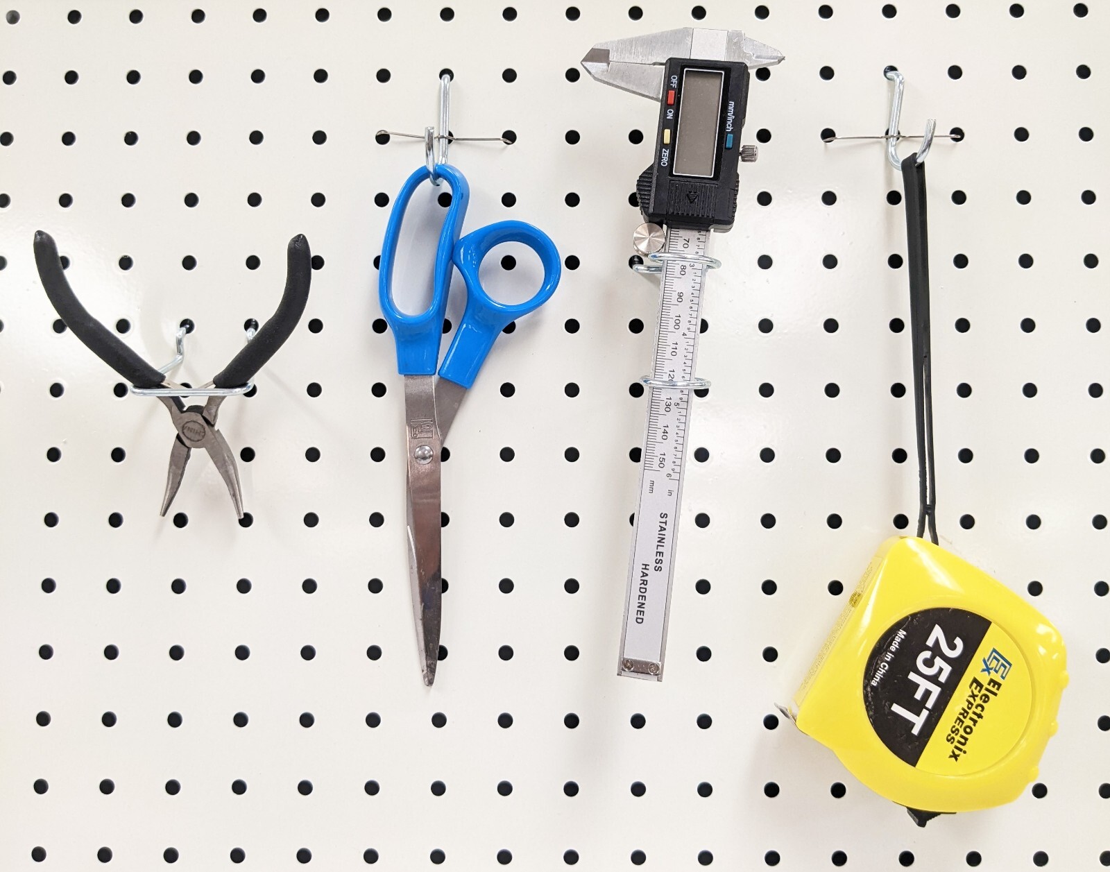 80 Piece Pegboard Hooks and Holders – Includes Straight, Curved, and Angled H…