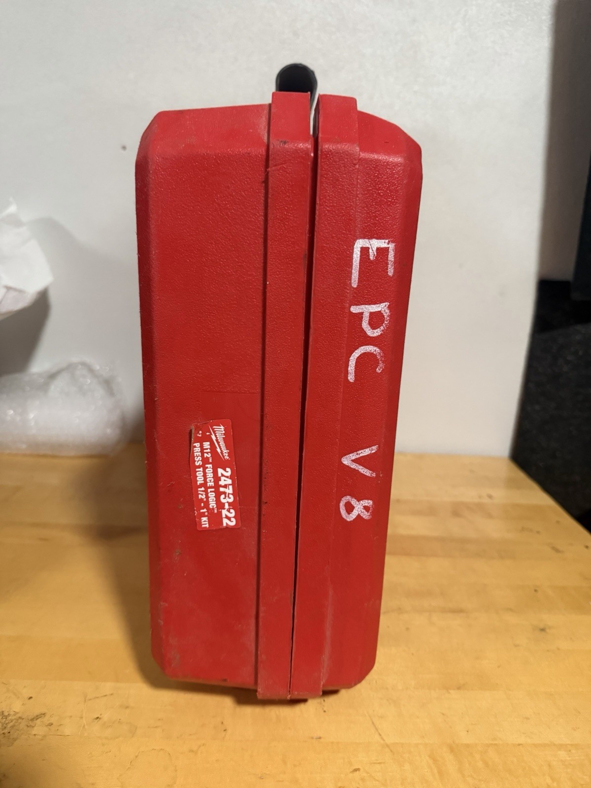USED Milwaukee Hard Case Only For M12 Force Logic Press Tool 1/2″ 2473-22