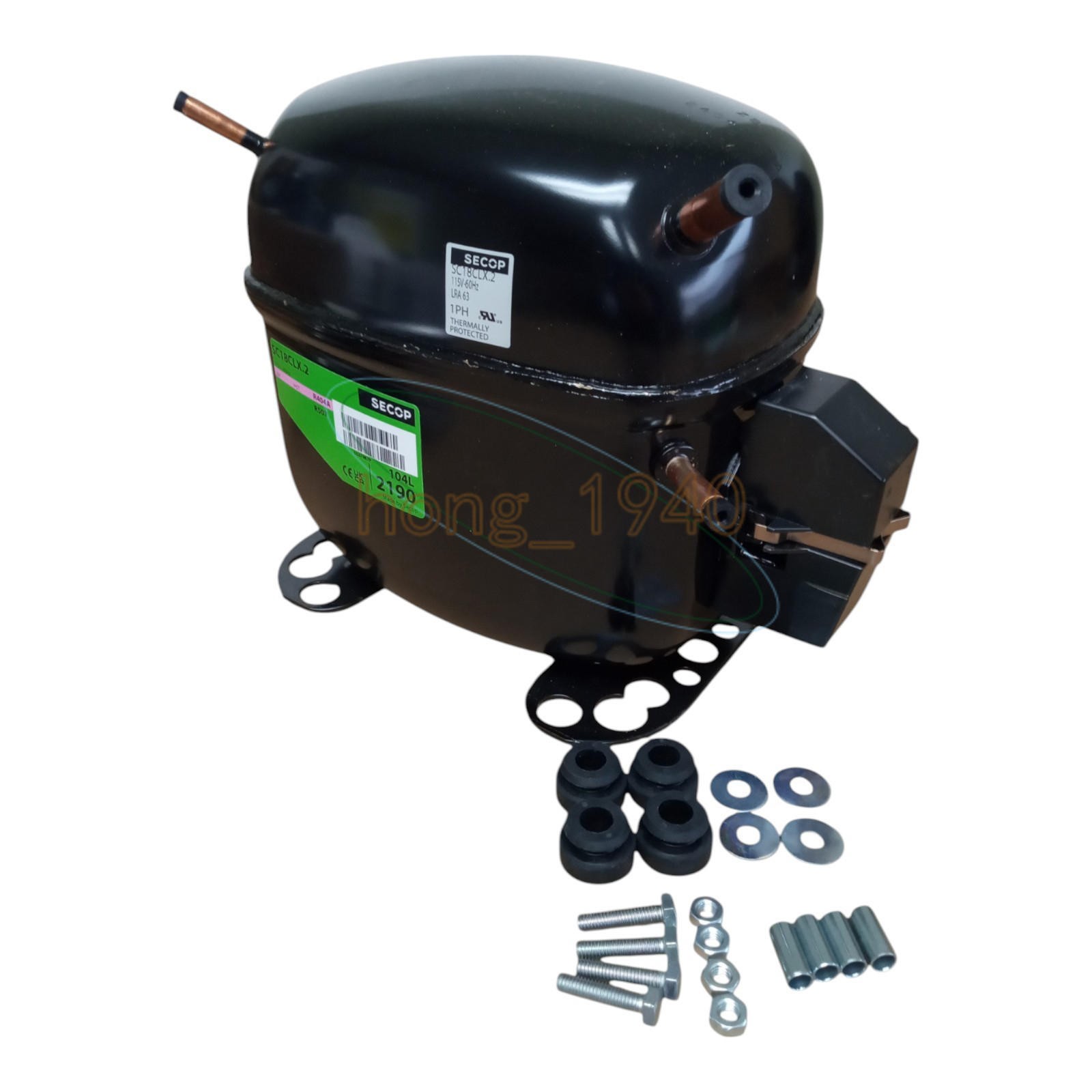 New One SECOP Compressor SC18CLX.2 115V R404a/R507 3/4HP
