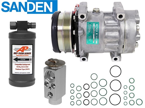 A/C Compressor Kit, Case IH & Ford New Holland. Maxxum 115, 125, 130. T6050