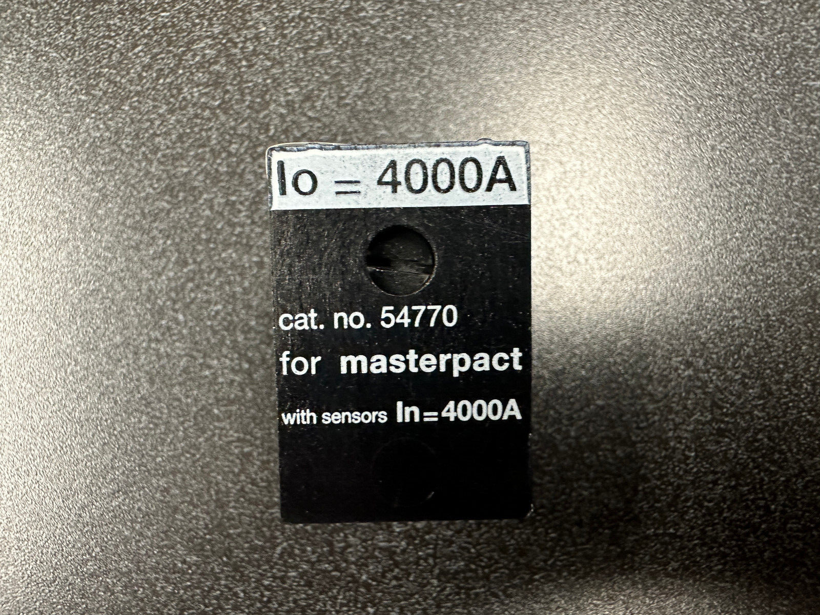 54770 In=4000A/lo=4000A Square D Merlin Gerin Masterpact MP STR Rating Plug