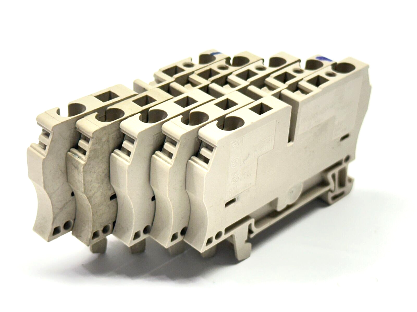 Weidmuller ZDU 4 Terminal Block Dark Beige 1632050000 LOT OF 5