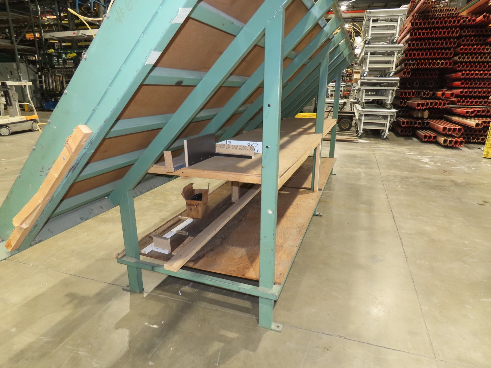 5’x 16′ Face Frame Assembly Table Pneumatic Dual Clamp Steel Frame