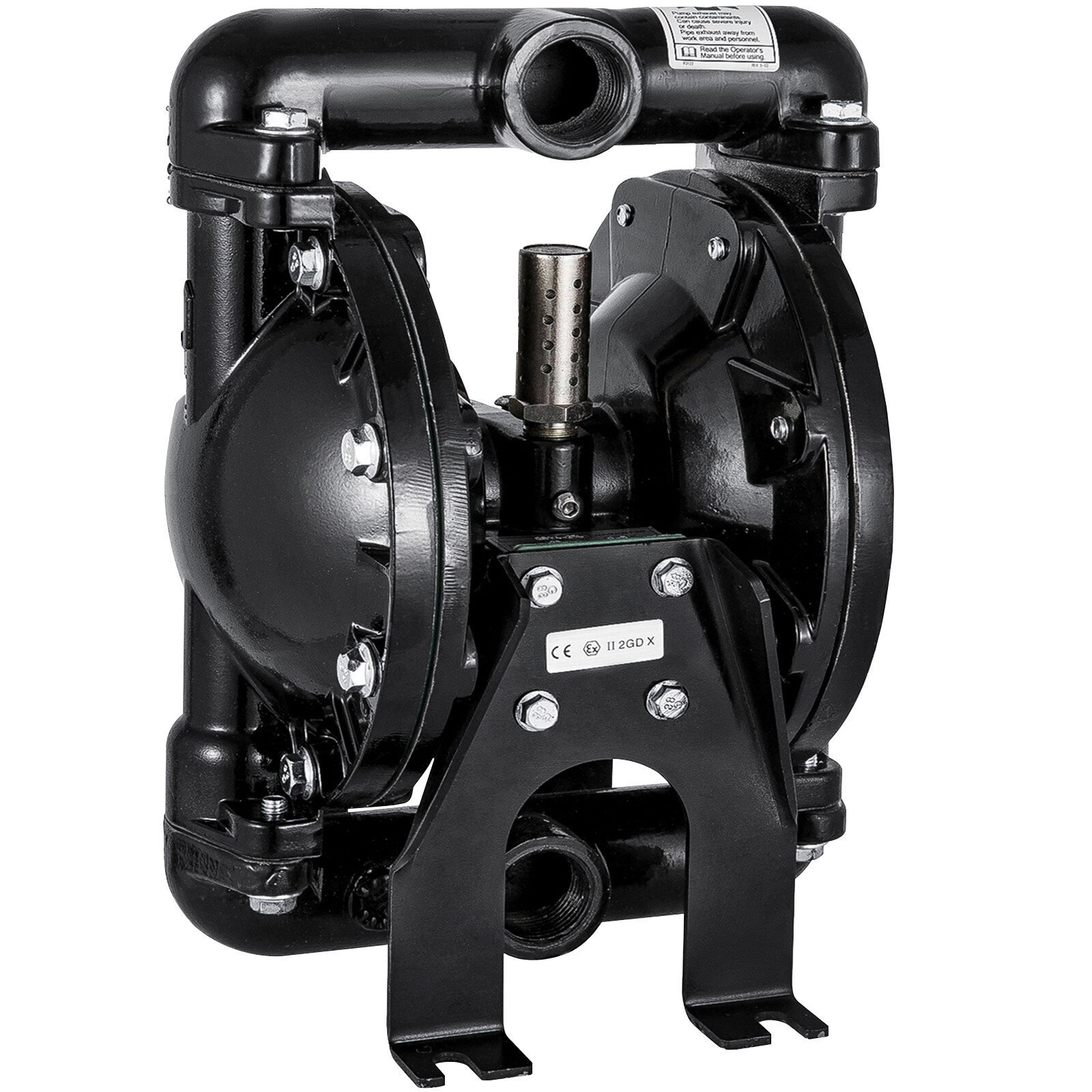 VEVOR Air-Operated Double Diaphragm Pump 1″ Inlet Outlet Petroleum Fluids 35GPM