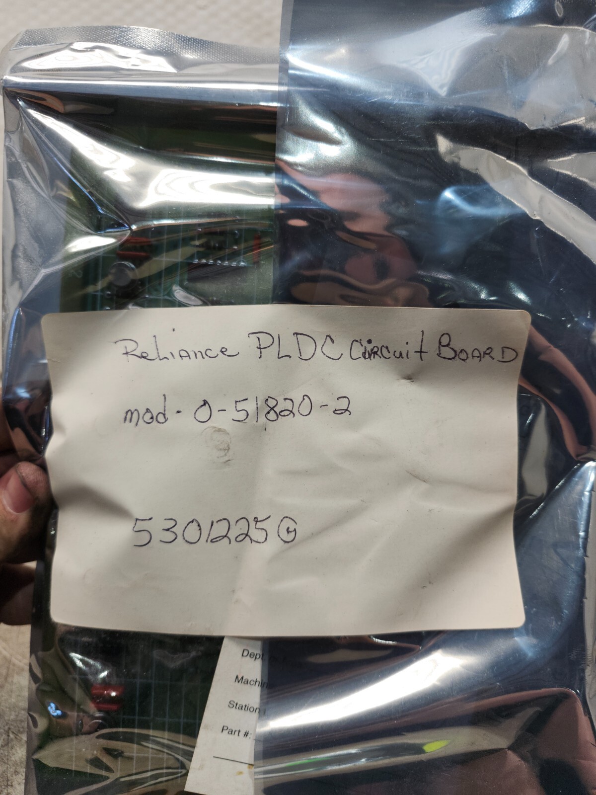 NEW IN BAG RELIANCE PLDC CIRCUIT BOARD 0-51820-2