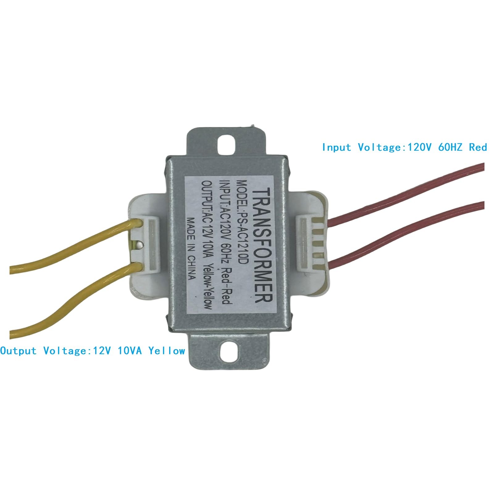 AC/AC Power Transformer Input 120V 60HZ Output 12V 10VA Transformer…