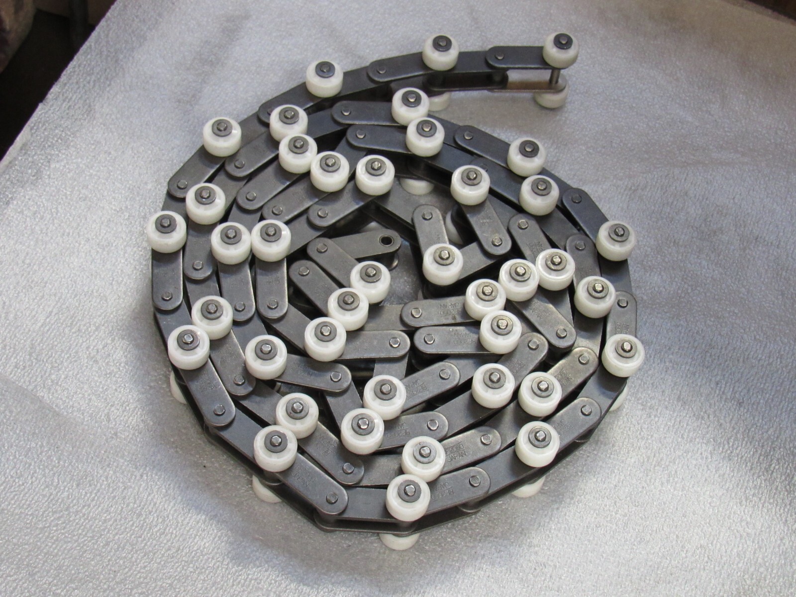 NEW NO NAME SIDE ROLLER CHAIN RF2060 CRF2060-S 10′ FT W/ ROLLERS