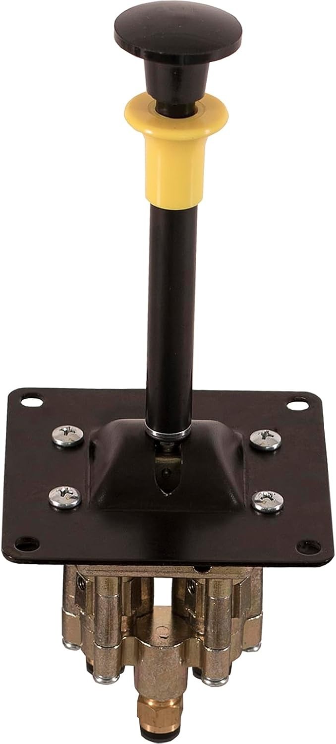3-Inch 4-Way Air Control Valve with Locking Neutral – Durable Chrome Finish