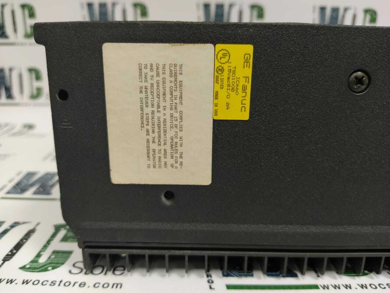 IC660EBD101B IC660TSD100B GE FANUC INPUT OUTPUT MODULE