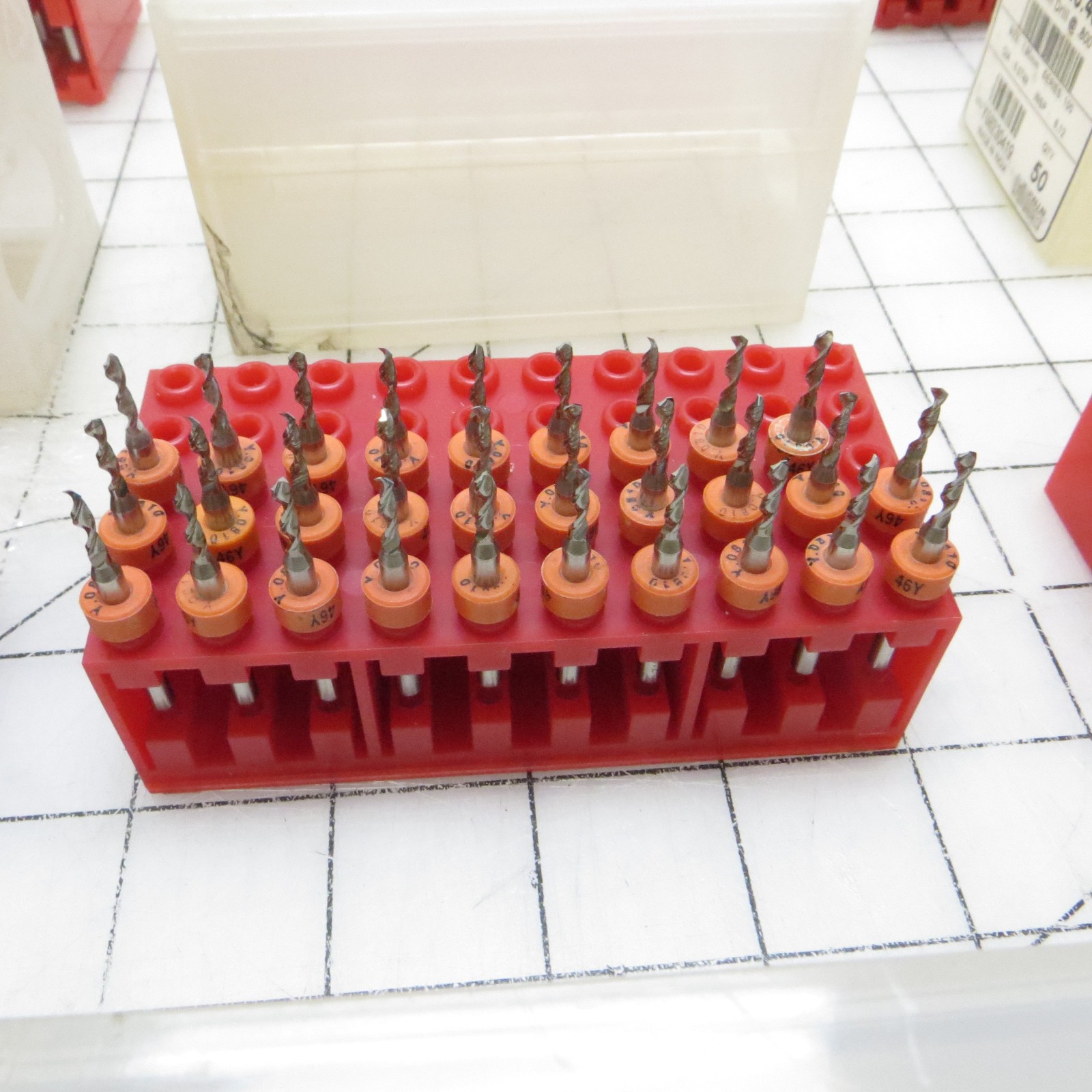 1/8″ Shank Precision PCB CNC Drill / Router Bits Mixed Lot of 560 Thicker Gauges
