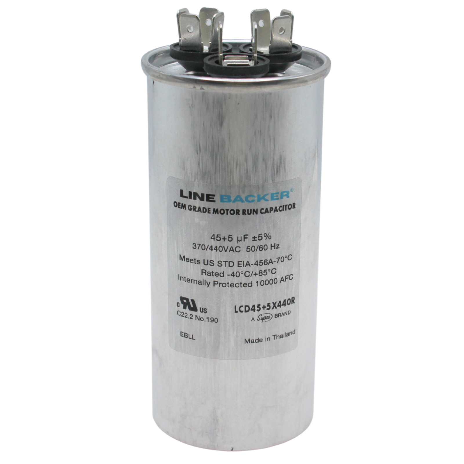 45/5 uF 45+5 MFD 370V/440V Dual Run Start Round AC CBB65B Capacitor for HVAC