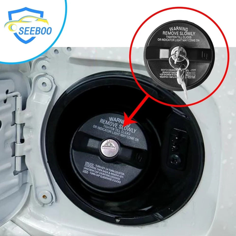 Locking Gas Cap, Lock Fuel Cap Compatible With Chevy GMC Silverado Cruze Express