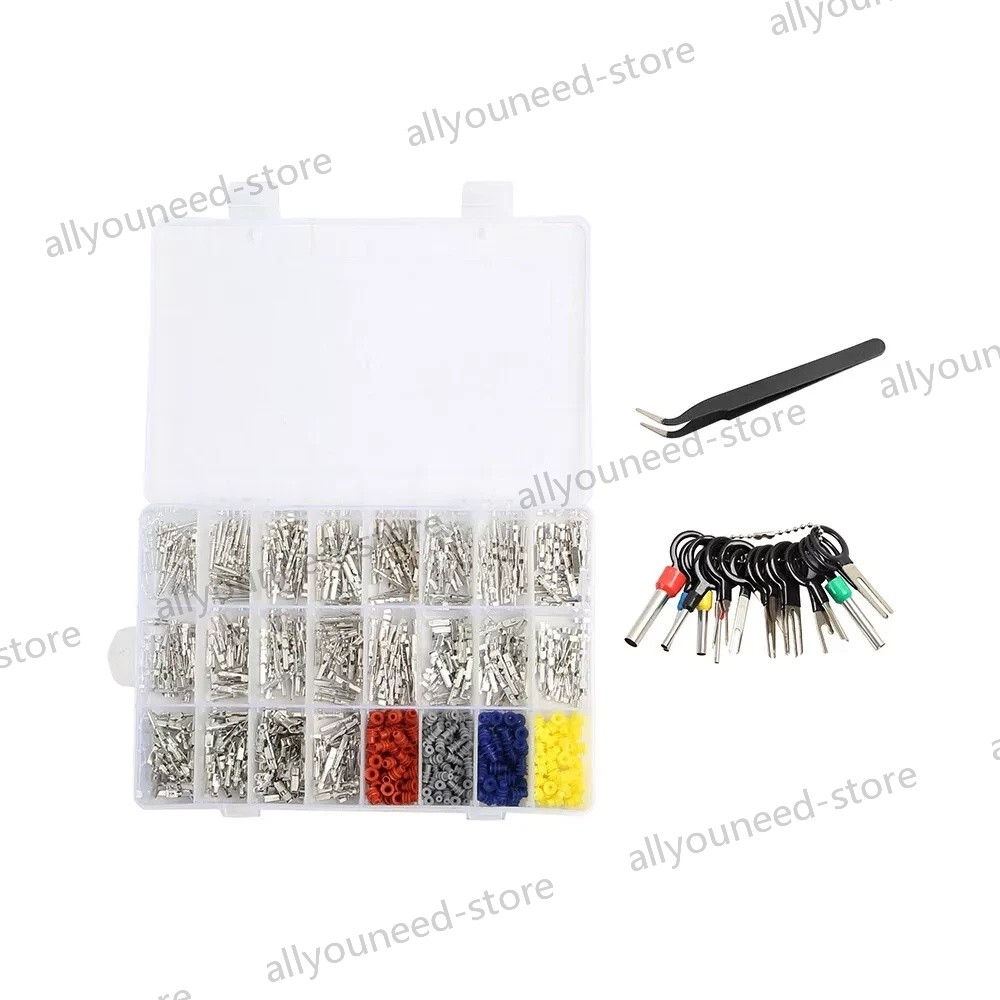 739Pcs Terminal Removal Tool Wire Seals Automotive Electrical Connector Pins Kit