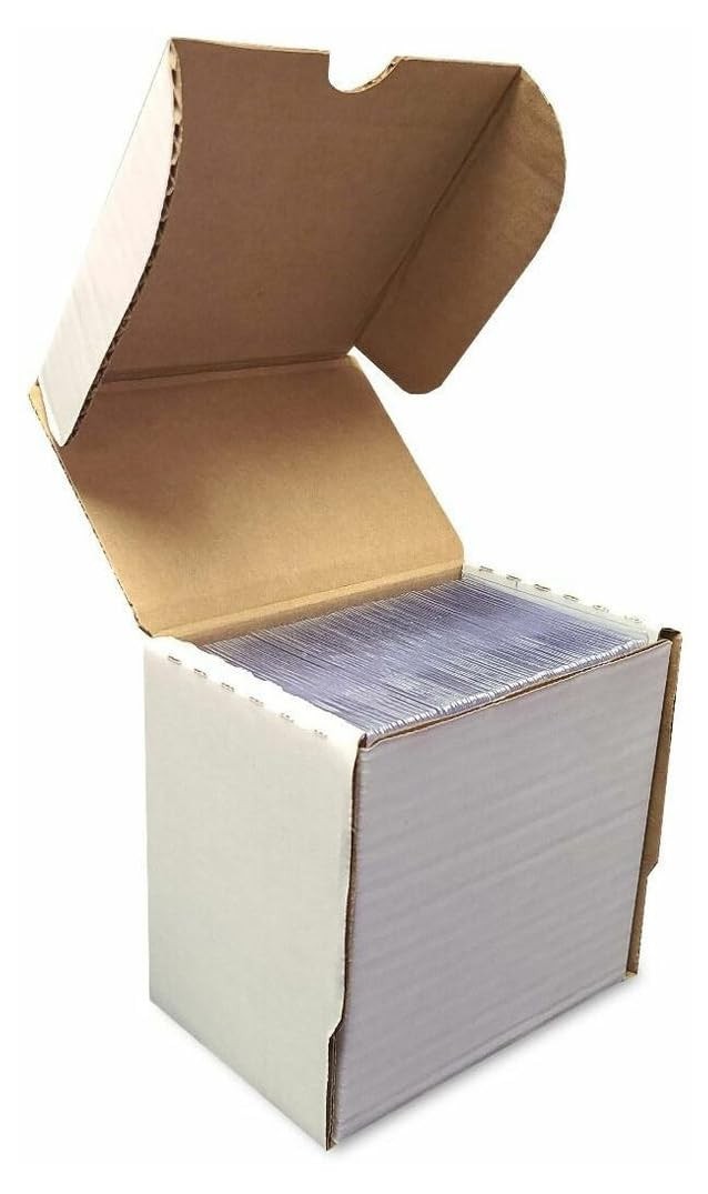 5-Inch Semi Rigid #1 Card Holder Storage Box – Holds 130 Semi-Rigid Card Hold…