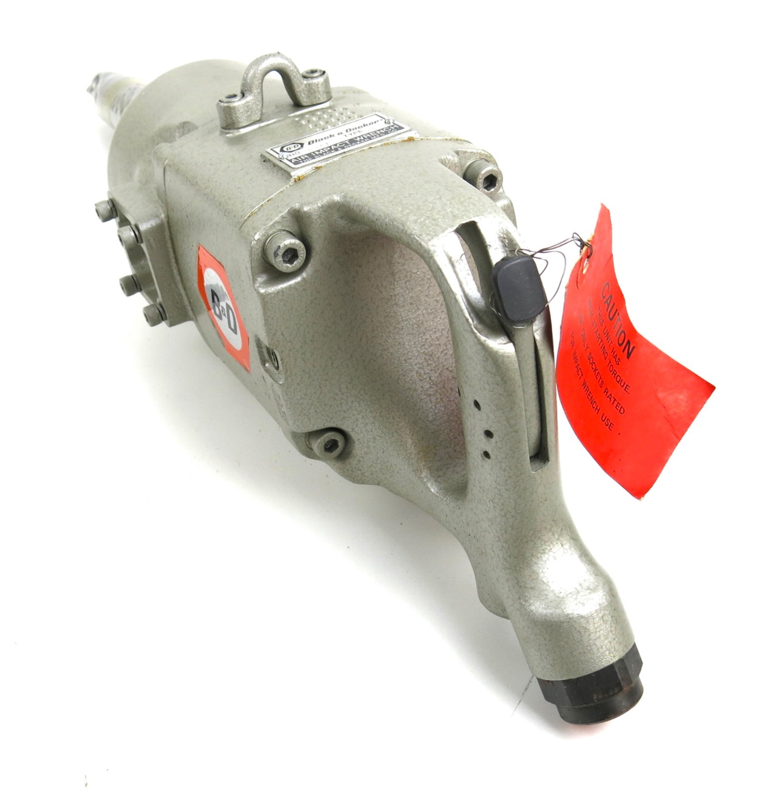 Black & Decker Heavy Duty 1″ Extended Drive Pneumatic Air Impact Wrench – NOS
