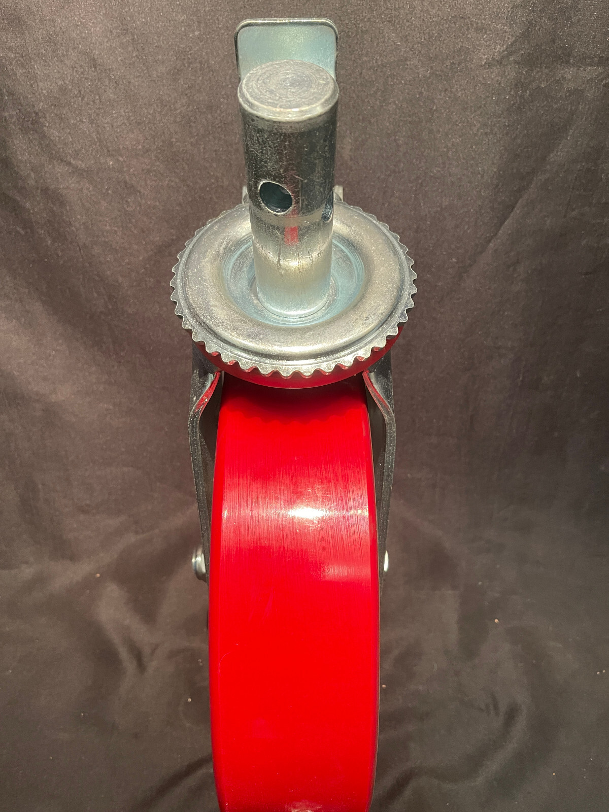 Scaffolding Casters 12″ x 3″ Locking Swivel Casters 1-3/8″ Stem 6000LBS Scaffold