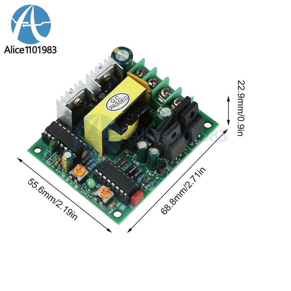 DC 12-14.5V to AC 220V Inverter Module 50-100W DC-AC Step-Up Transformer Module