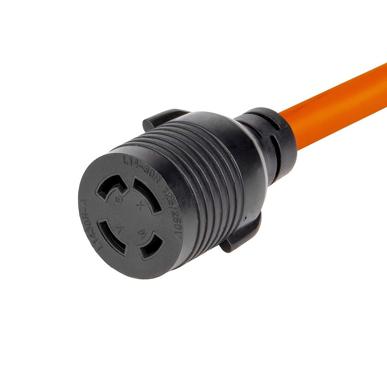 1.5FT Nema TT-30P to L14-30R Adapter, 30-Amp RV to L14-30R Generator Transfer…