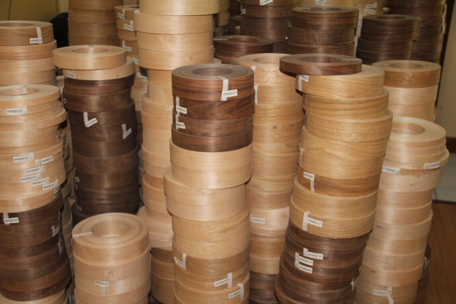 Walnut 2″ x 160′ Wood Veneer Edge Banding Fast Shipping NO Glue