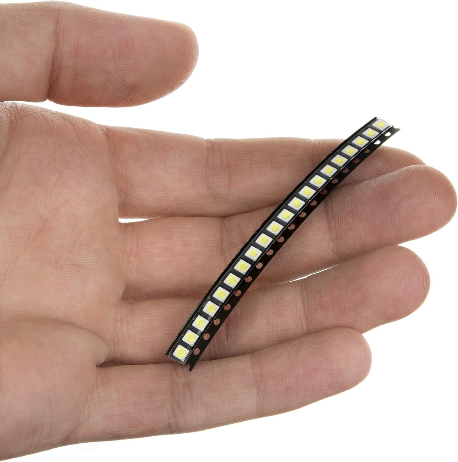 20 Pieces of PLCC-2 Surface Mount LEDs, 3528 Size SMD SMT LED – Cool White
