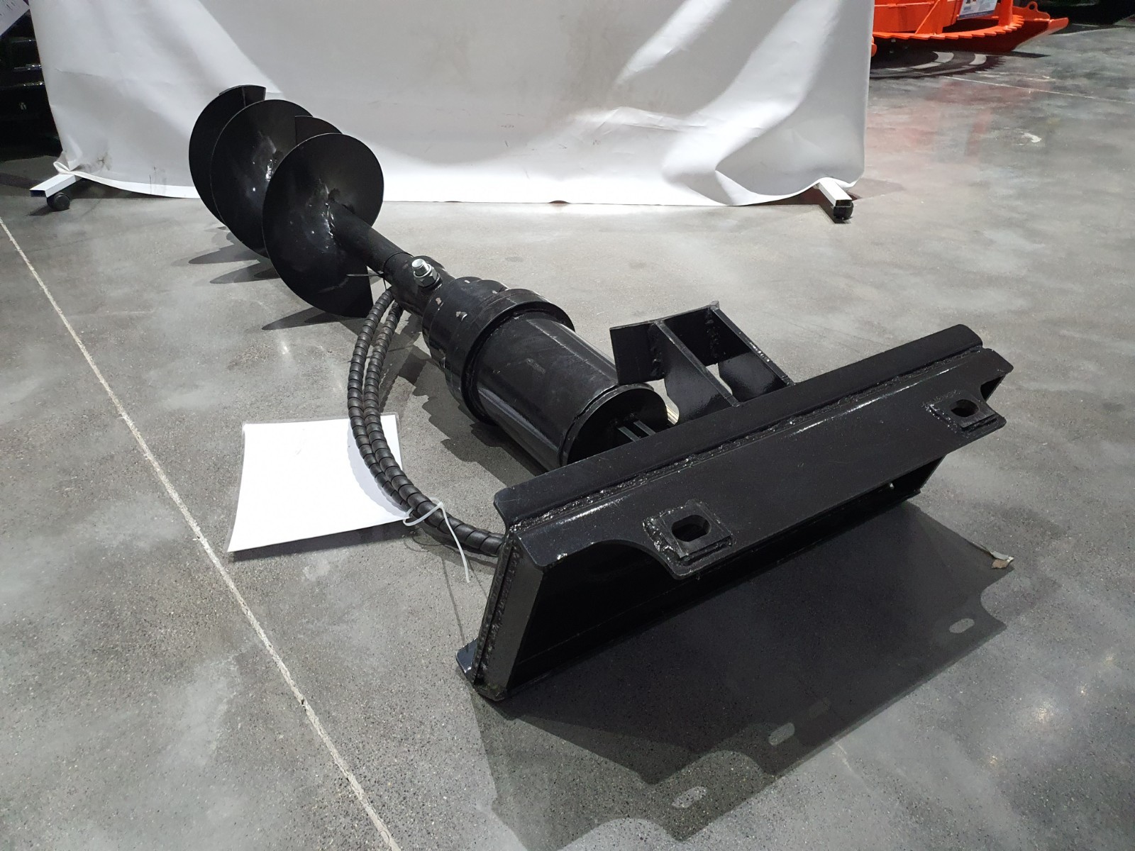 Agrotk Hydraulic Auger For Mini Skid Steer Loaders Attachment Fits All AGT Model