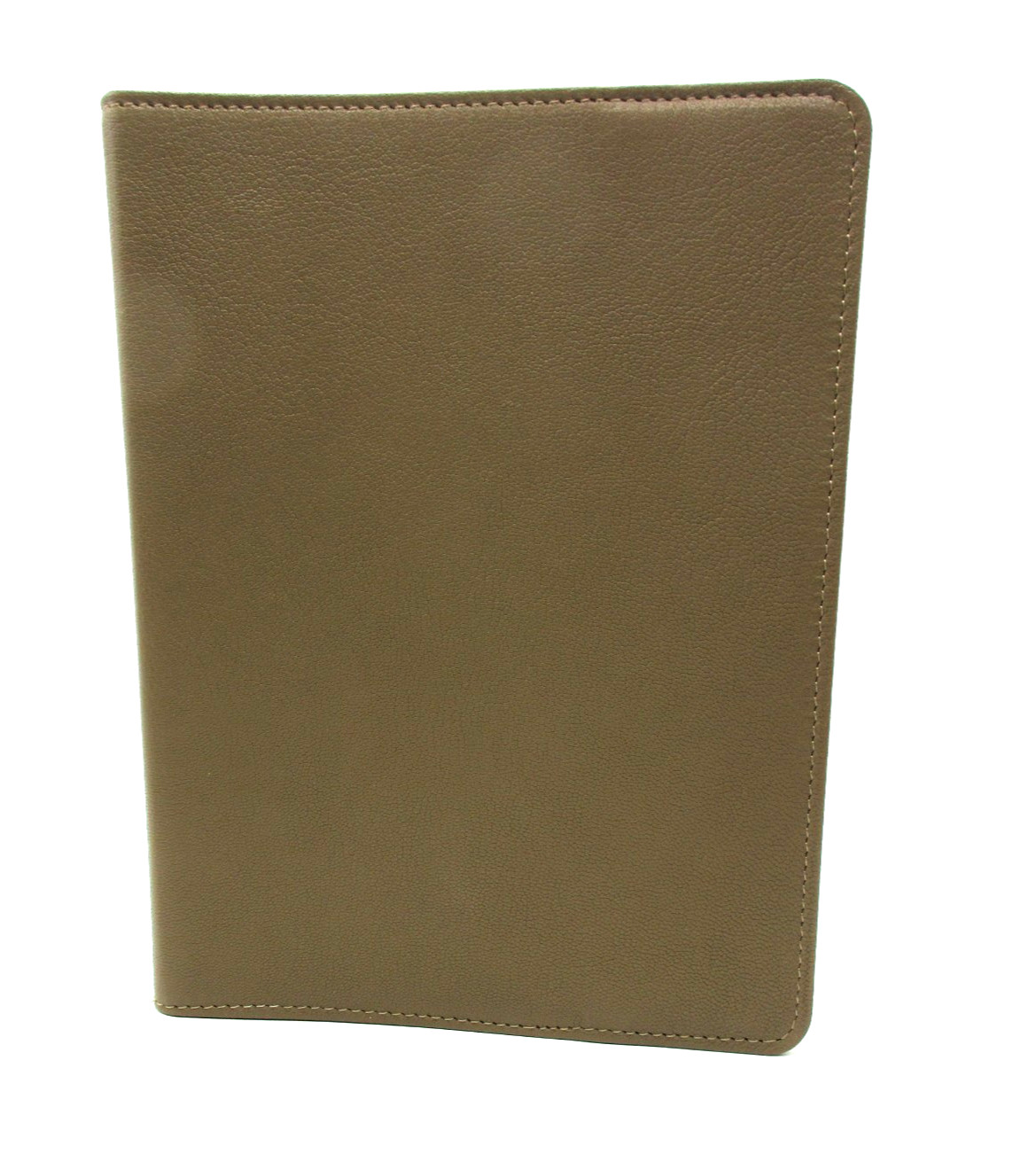 Graphic Image Notebook Refillable 9″ Goat Leather Spiral Lined Pages STONE